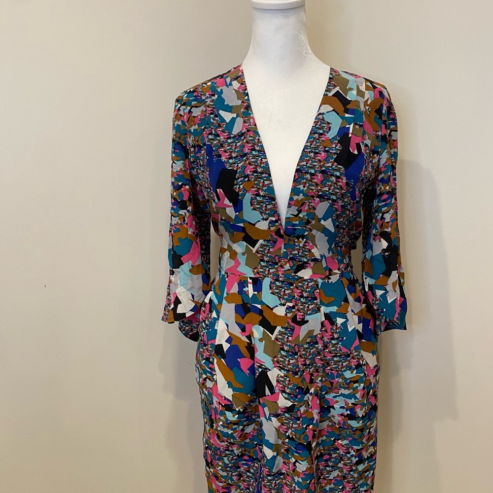 Twinkle by Wenlan Colorful Patterned Dress